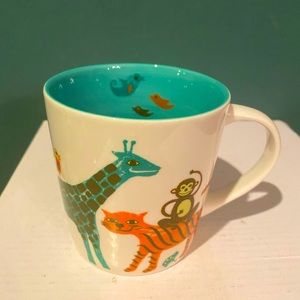 Starbucks 2008 Zoo Animals Parade Retired New Bone China Small Mug 13 fl oz